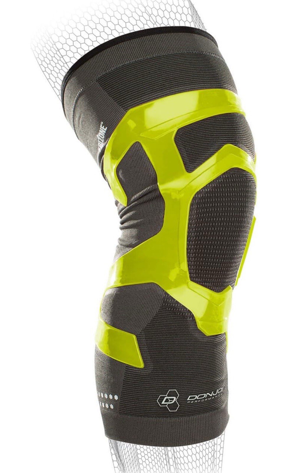 DonJoy Performance TriZone Knee Support Sleeve – Size XL Slime Green