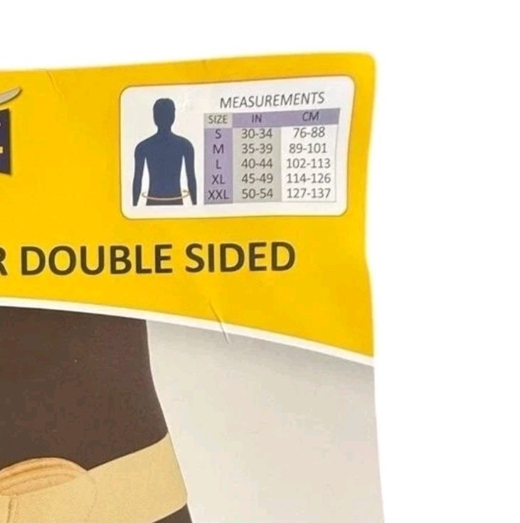 Uriel Hernia Belt Dual-Sided Support Cushions Included Adjustable Beige XL