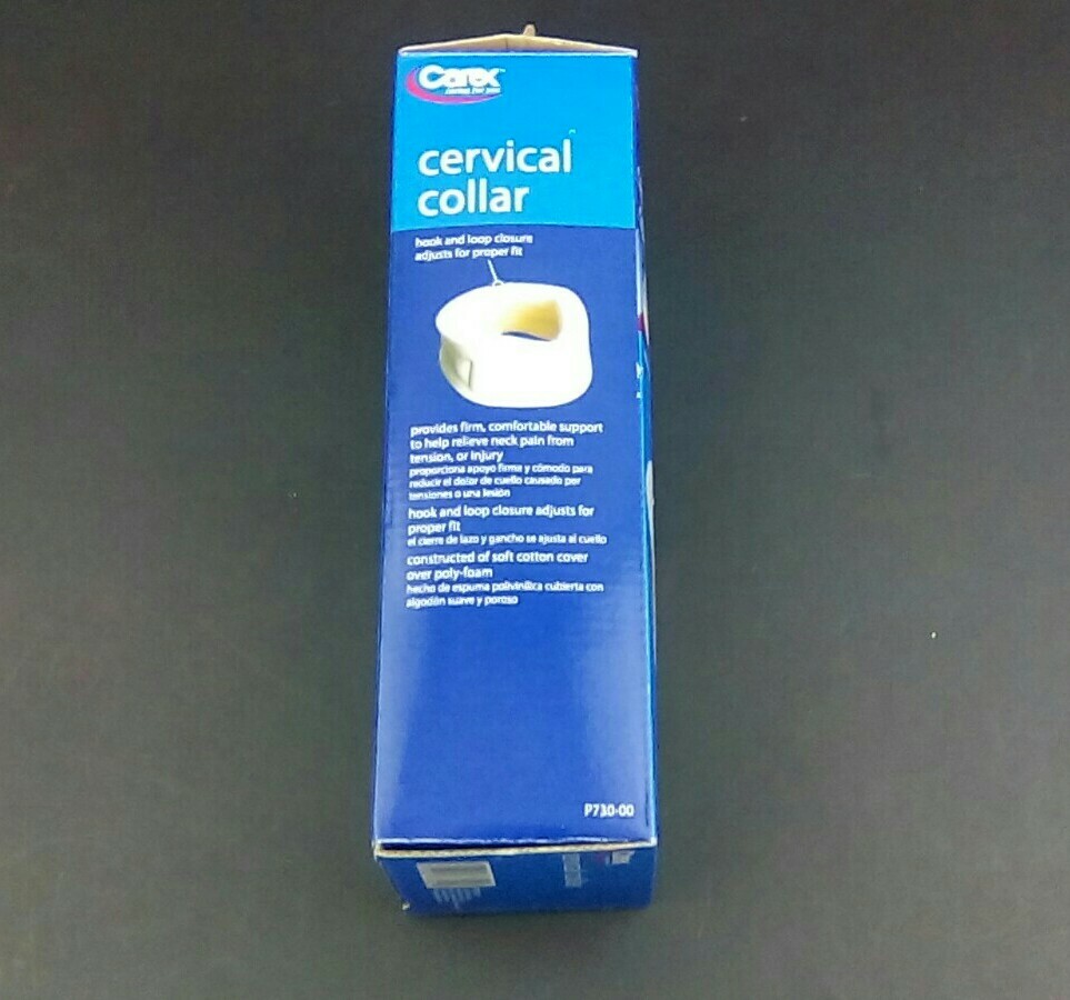 Carex Cervical Collar Neck Sprain Brace Firm Support P730-00