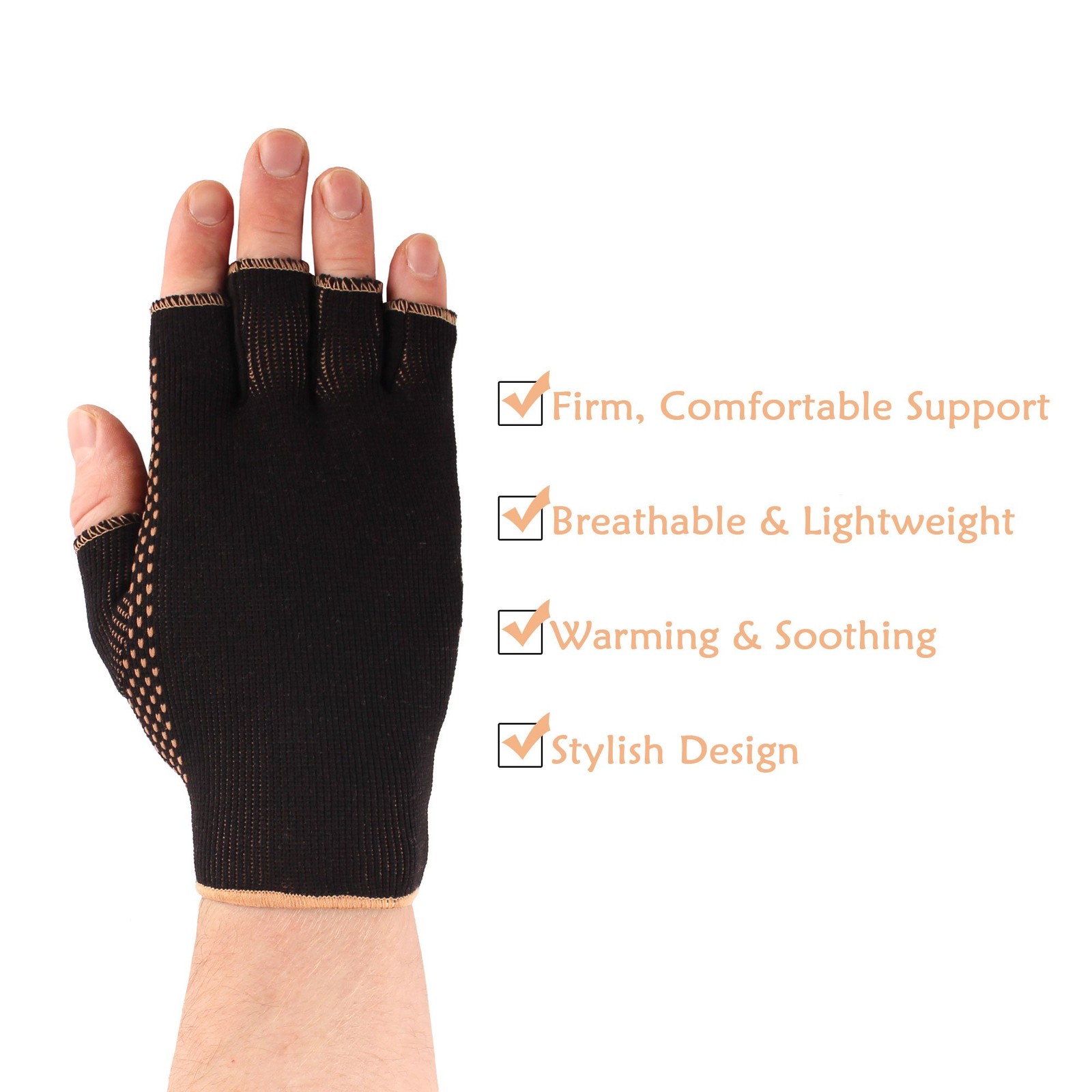Copper D 1 Pair Black Rayon from Small Medium, 1 Pr