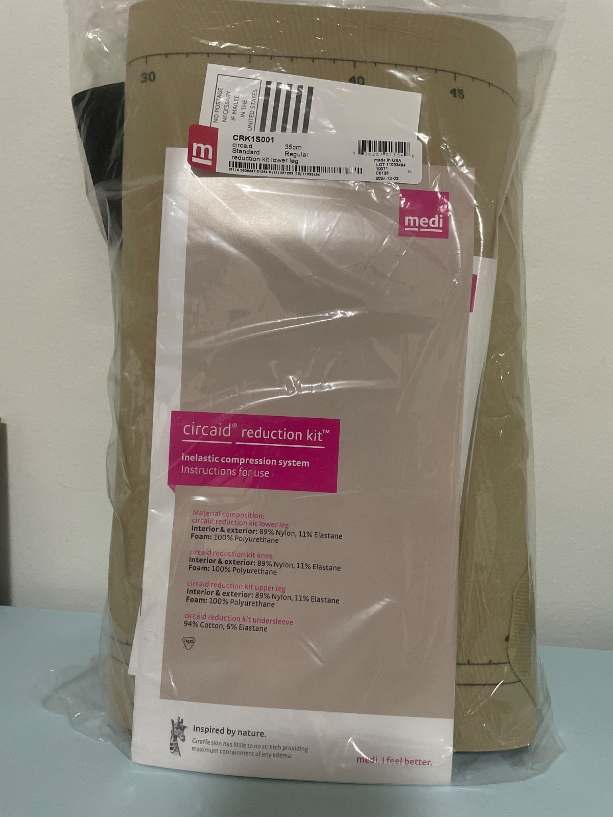Medi Circaid reduction kit lower leg