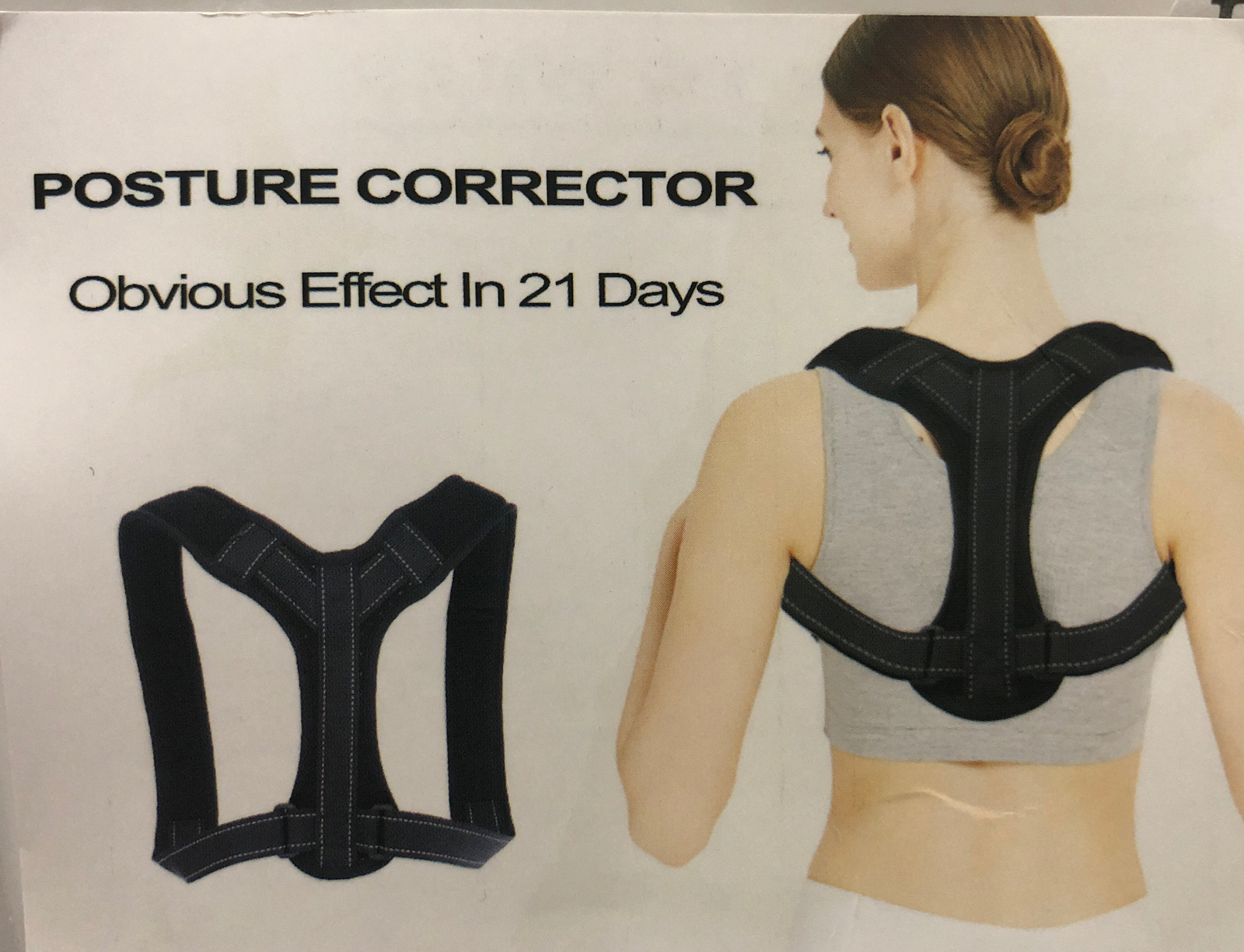 MusiBaby Posture Corrector For Men Or Women Large Adjustable