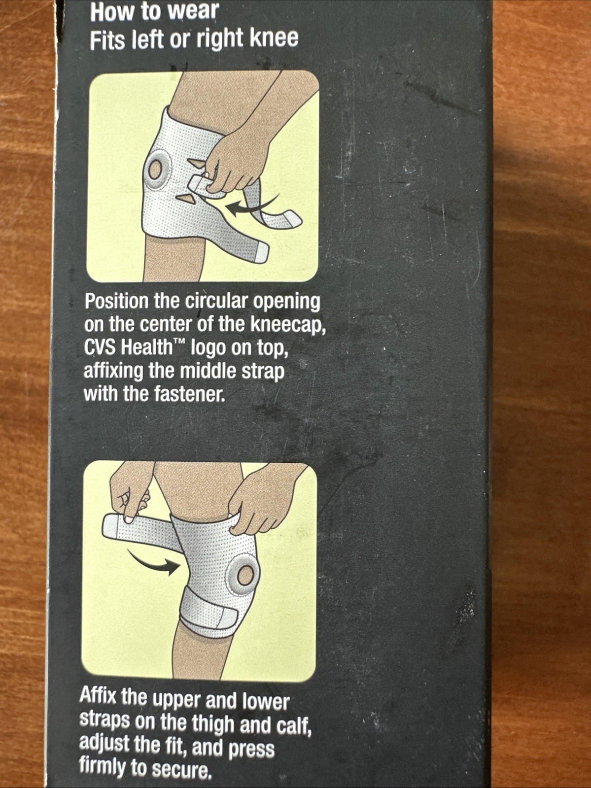 CVS Health Knee Support Sleeve Moderate Support NIB Sz Med/Lg