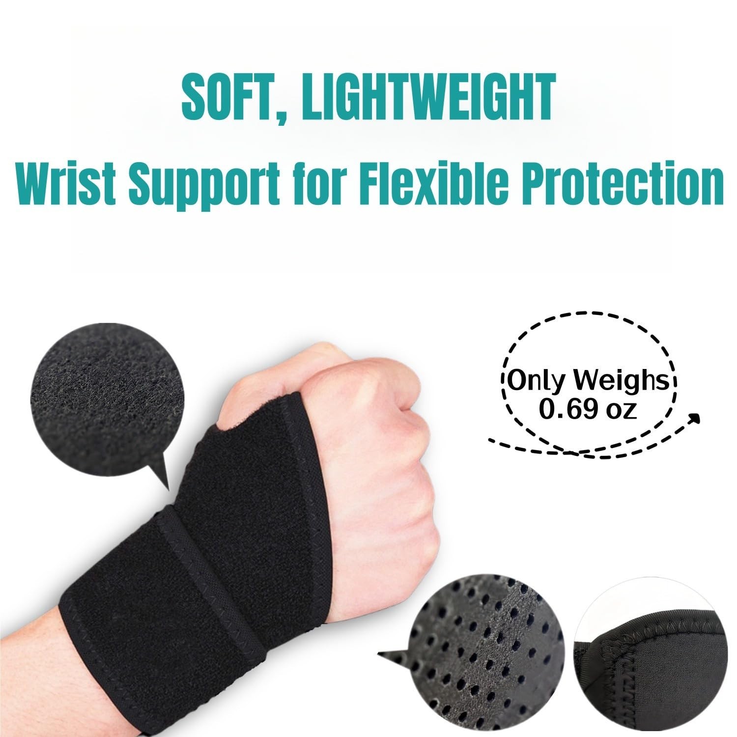 2-Pack Universal Wrist Braces – Support for Left & Right Hand | Versatile, ad…