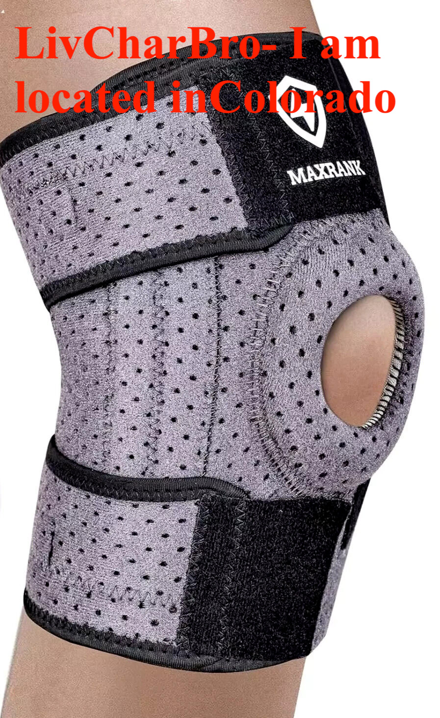 Knee Brace with Side Stabilizers Patella Gel Pad Adjustable Support Compression