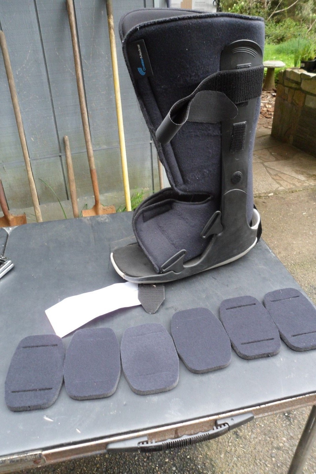 Ovation Medical Standard Walker Fracture Boot LARGE Grey Sole