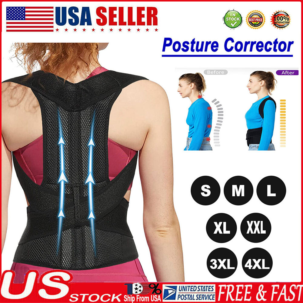 Posture Corrector Vest Back Brace For Women And Men Good Back Corset S-4XL