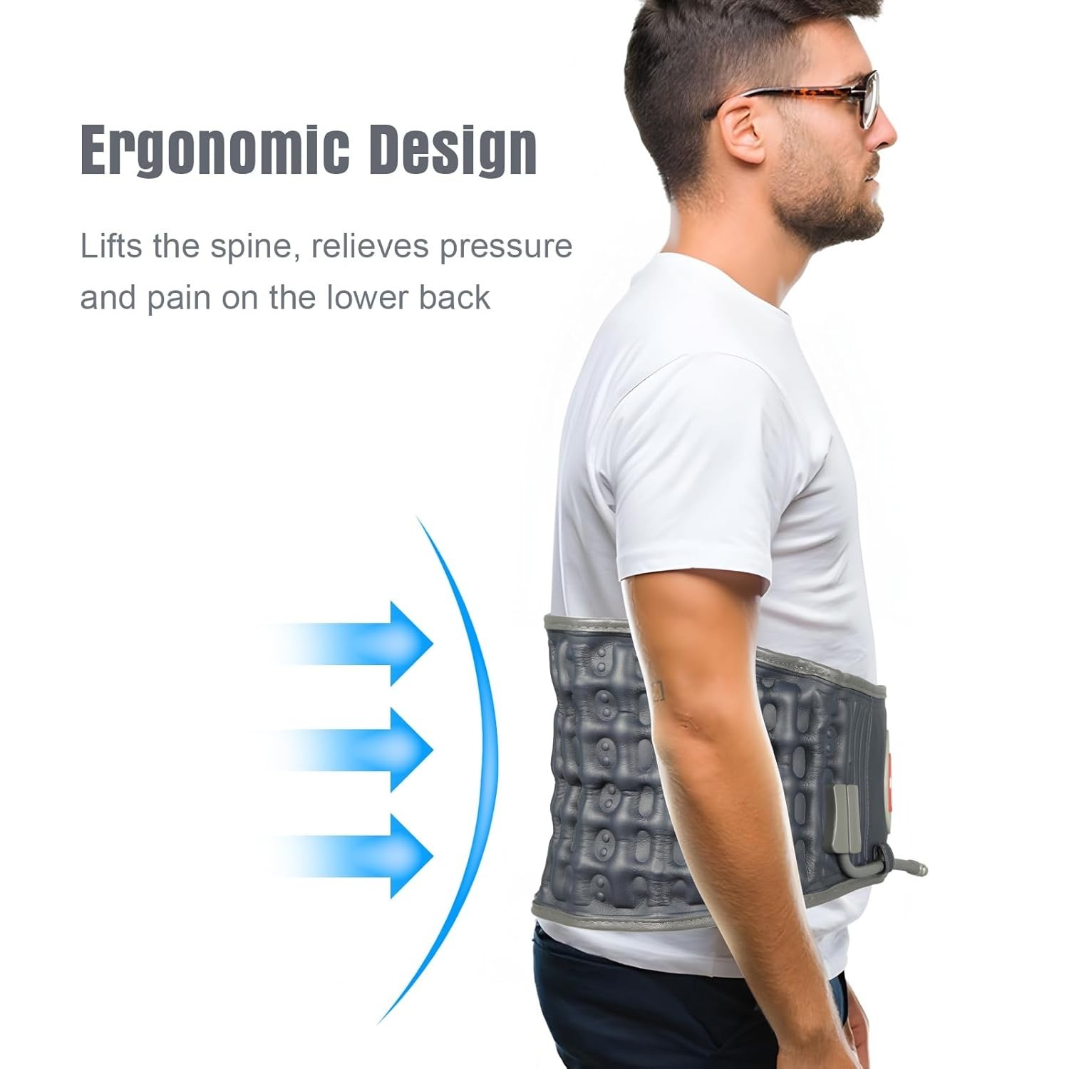 Decompression Belt for Lower Back Pain Relief and Lumbar Support Spinal 29-49 in