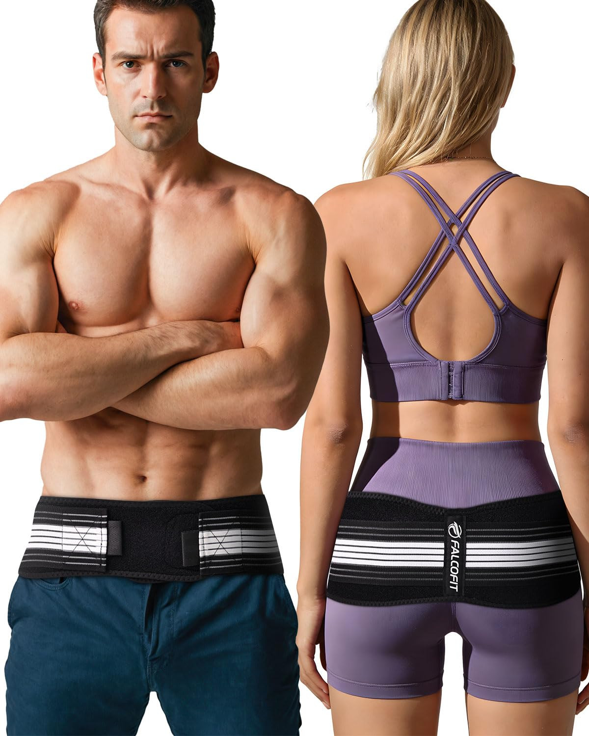 SI Belt for Men and Women – Sacroiliac Pelvic Support for Lower Back, Hip, and S