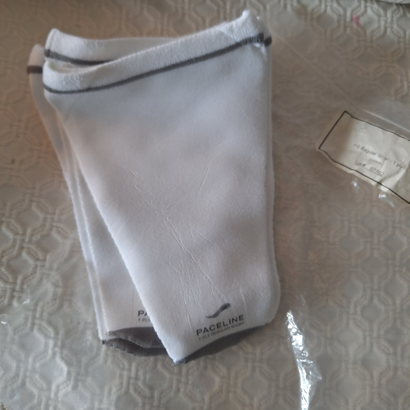 Paceline Regular Short Prosthetic Sock No Hole 1 Ply Pack Of 12