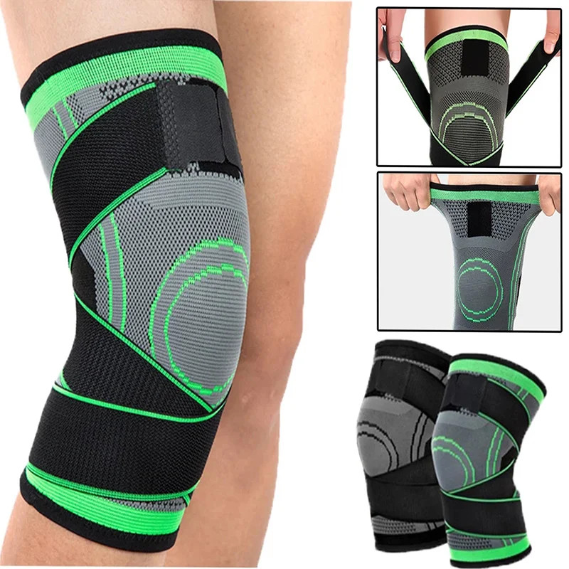 Knee Sleeve Compression Brace Support For Sport Joint Pain Arthritis Relief