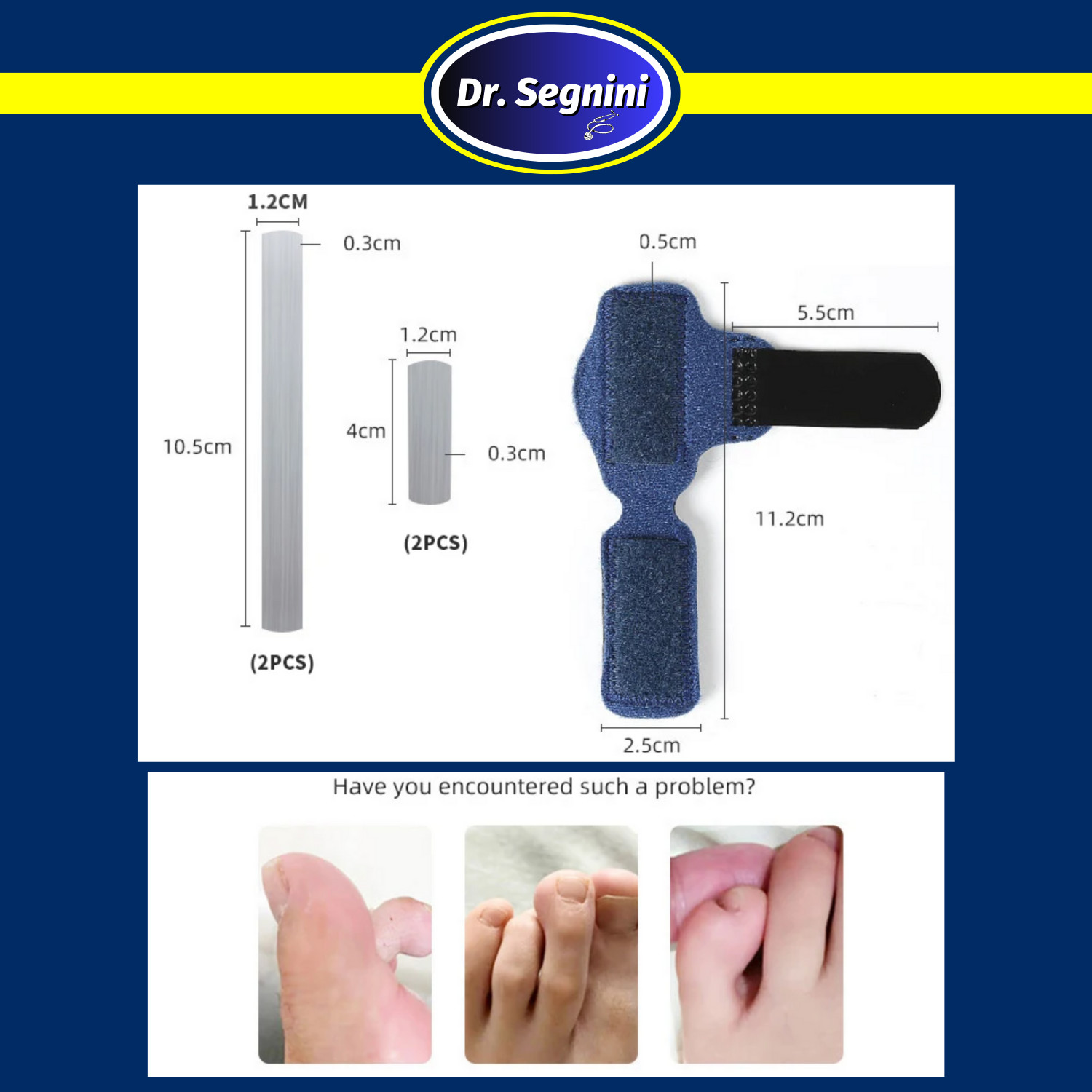 1 Pcs Toe Corrector Adjustable Splint Straightener Brace Support