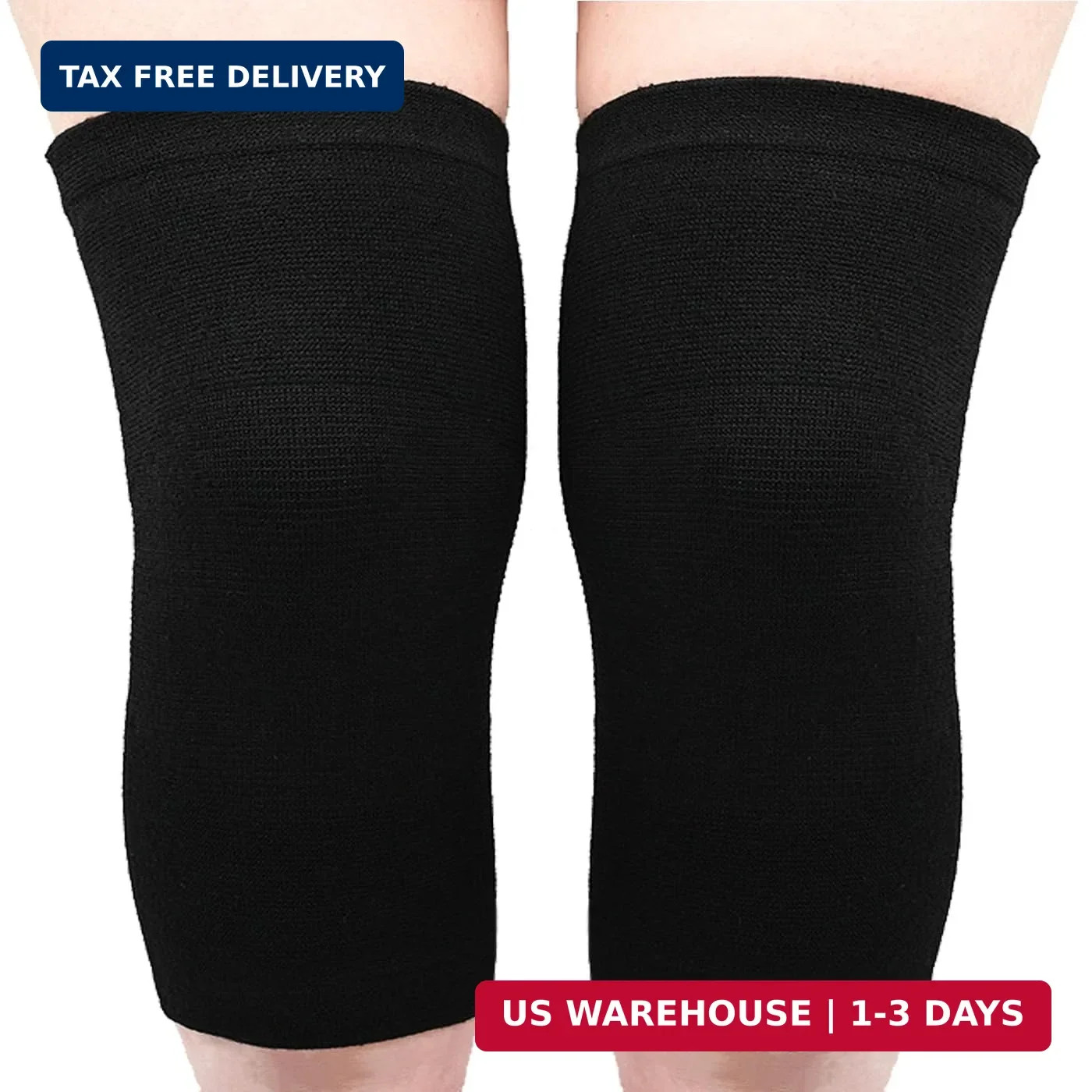 2 Pack Knee Brace, Sport Knee Pad, Knee Support Compression Sleeve, Running Knee