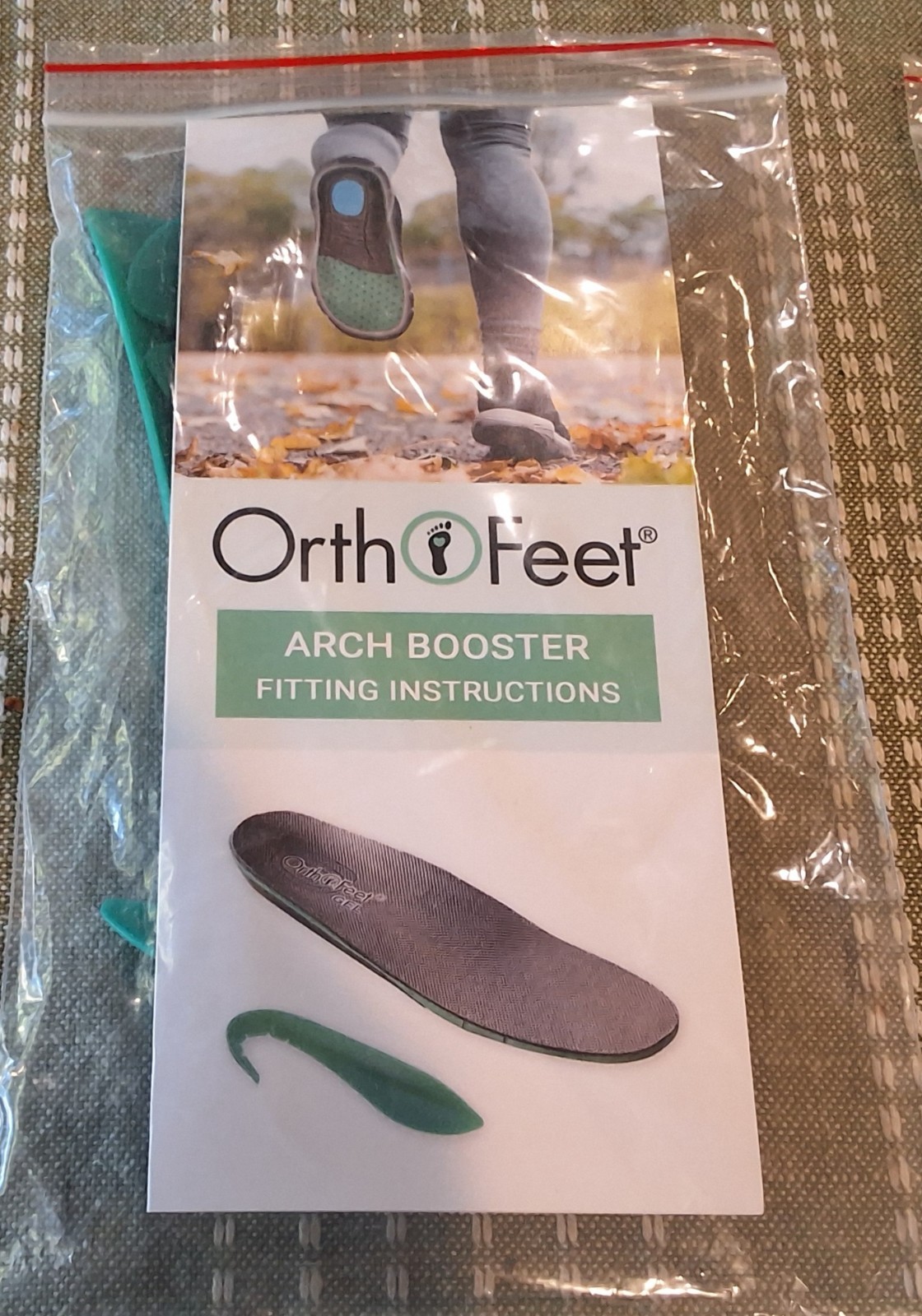 New Orthofeet Arch Booster And Fitting Instructions One Size Unisex No Insoles