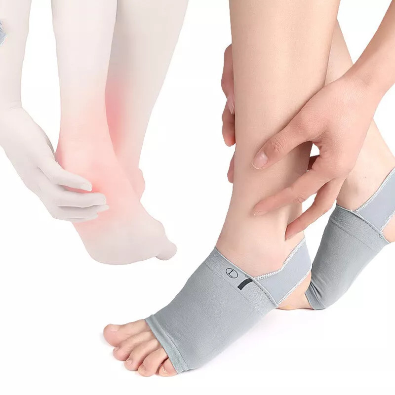 2x Foot Insole Pain Relief Plantar Fasciitis Gel Pads Arch Support Shoes Insert