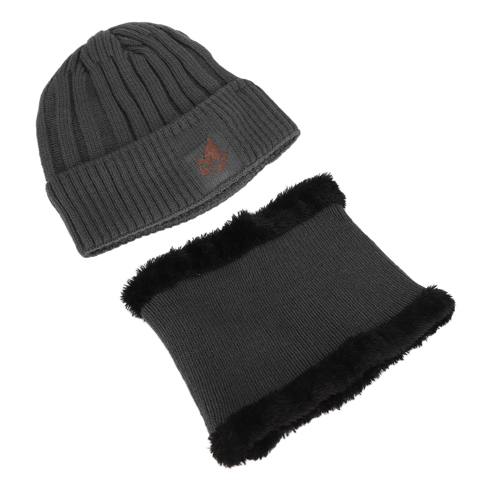 USB Electric Heated Hat Warm Winter Skiing Hat Gris