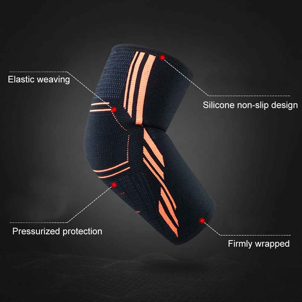 Copper Elbow Brace Compression Support Sleeve Arthritis Tendon Joint Pain Wrap