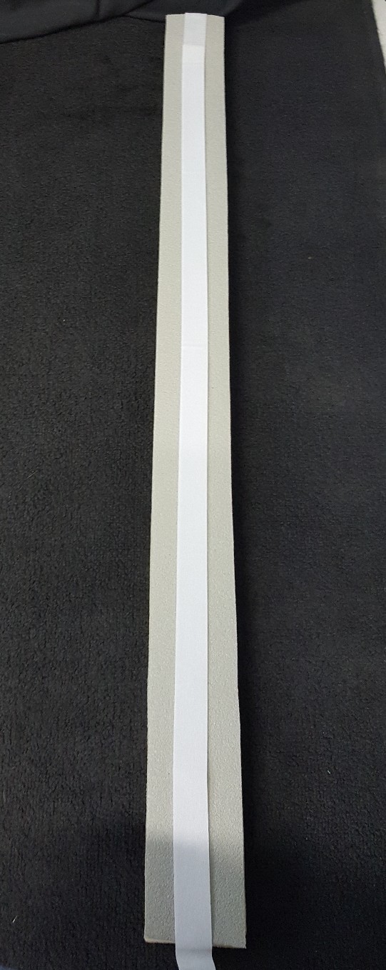 ONE NEW Profex Foam Pad Leg Stabilizer with Straps Gray & Yellow 38″x 2.75″x1.5″