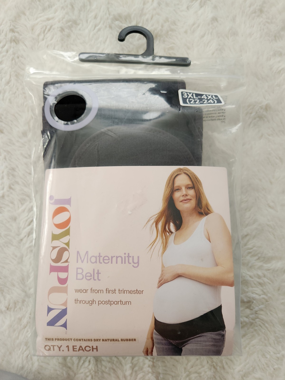 Joyspun Maternity Support Belt Adjustable Back & Hip Support Black Size 3XL-4XL