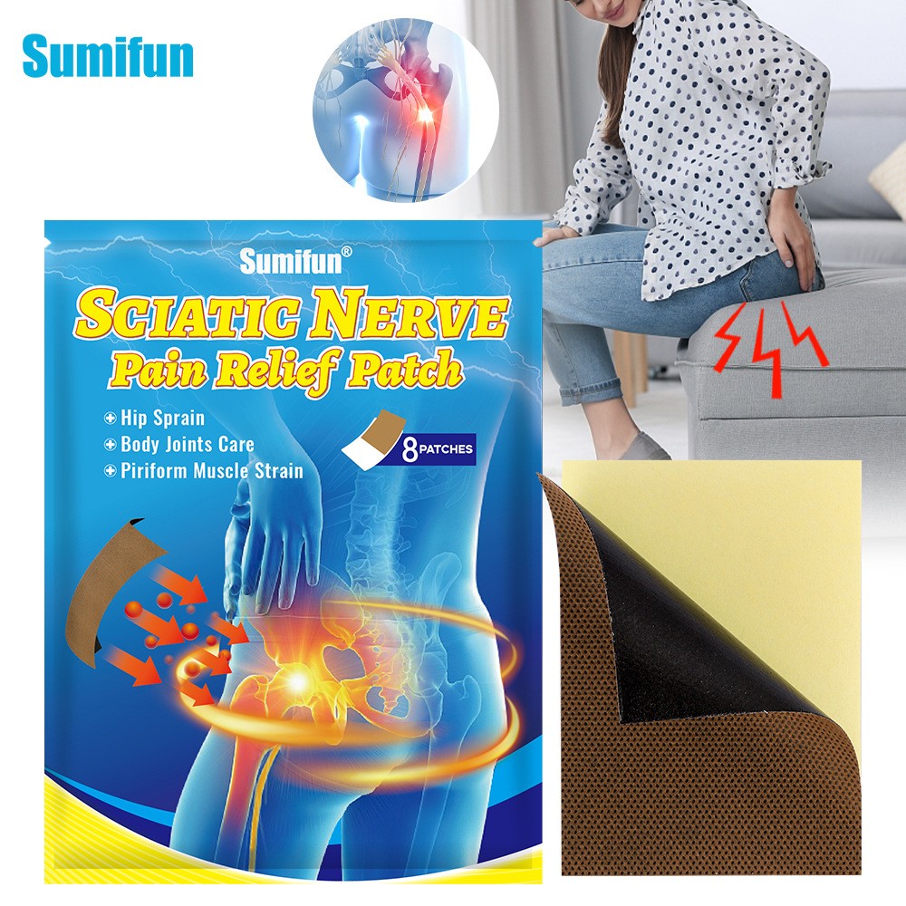 1-3X Analgesic Adhesive Plaster Sciatic Nerve Relief Adhesive Patch Breathable