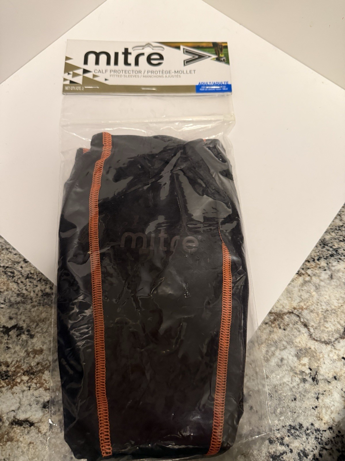 2Mitre Calf Protector Fitted Sleeves Adult Size For Players 4ft 8 In-6ft 2 In-