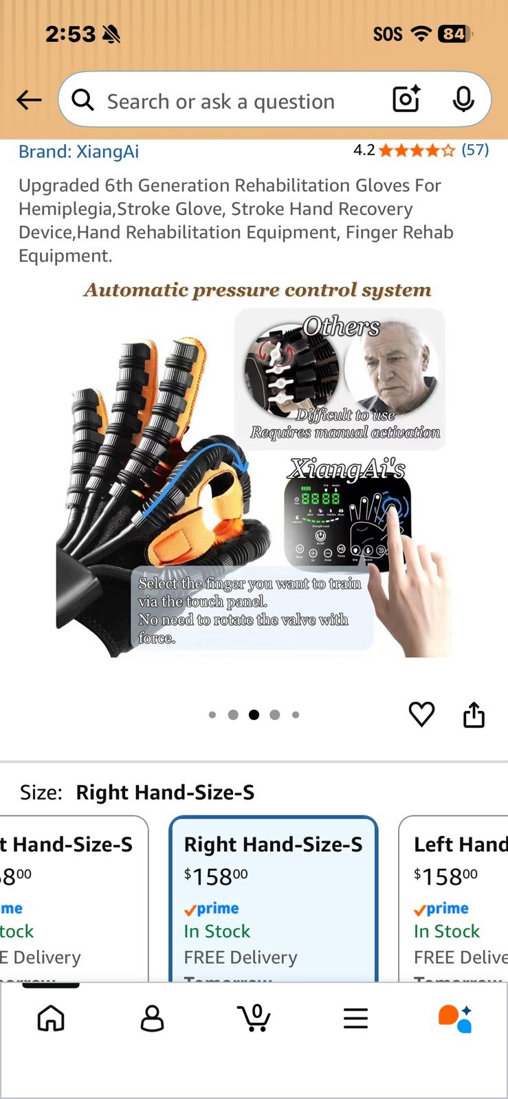 MZU Upgraded version of rehabilitation robot gloves,finger and hand exercise …