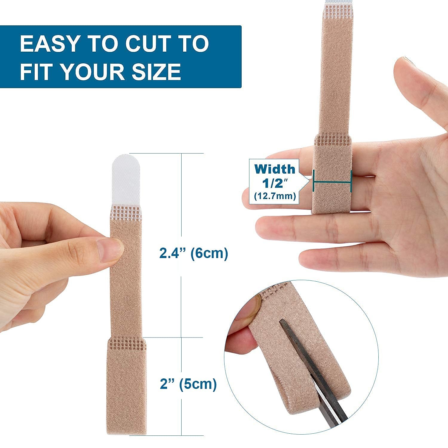 Finger Buddy Wraps, 12 PCS Finger Loops Tapes for Broken, Jammed, Swollen Fin…