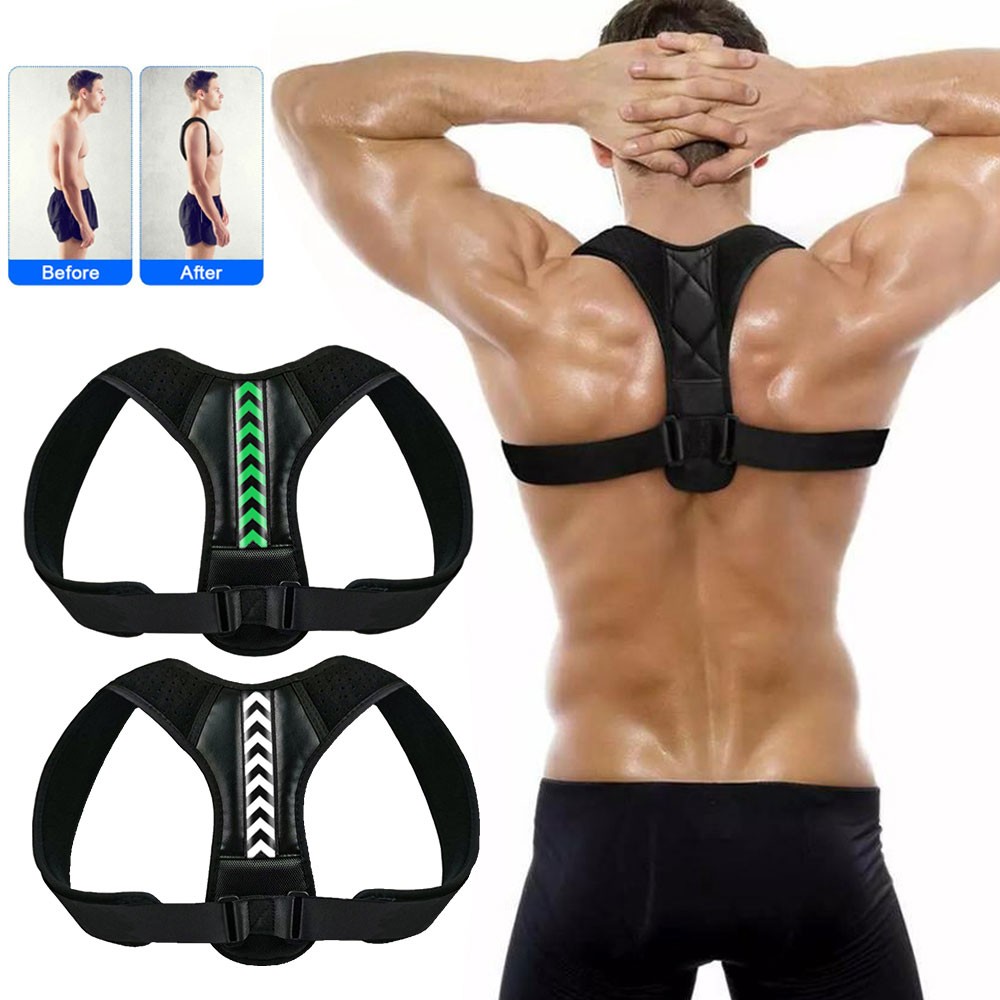 Posture Corrector Back Brace Adjustable Shoulder Support Pain Relief Men Women