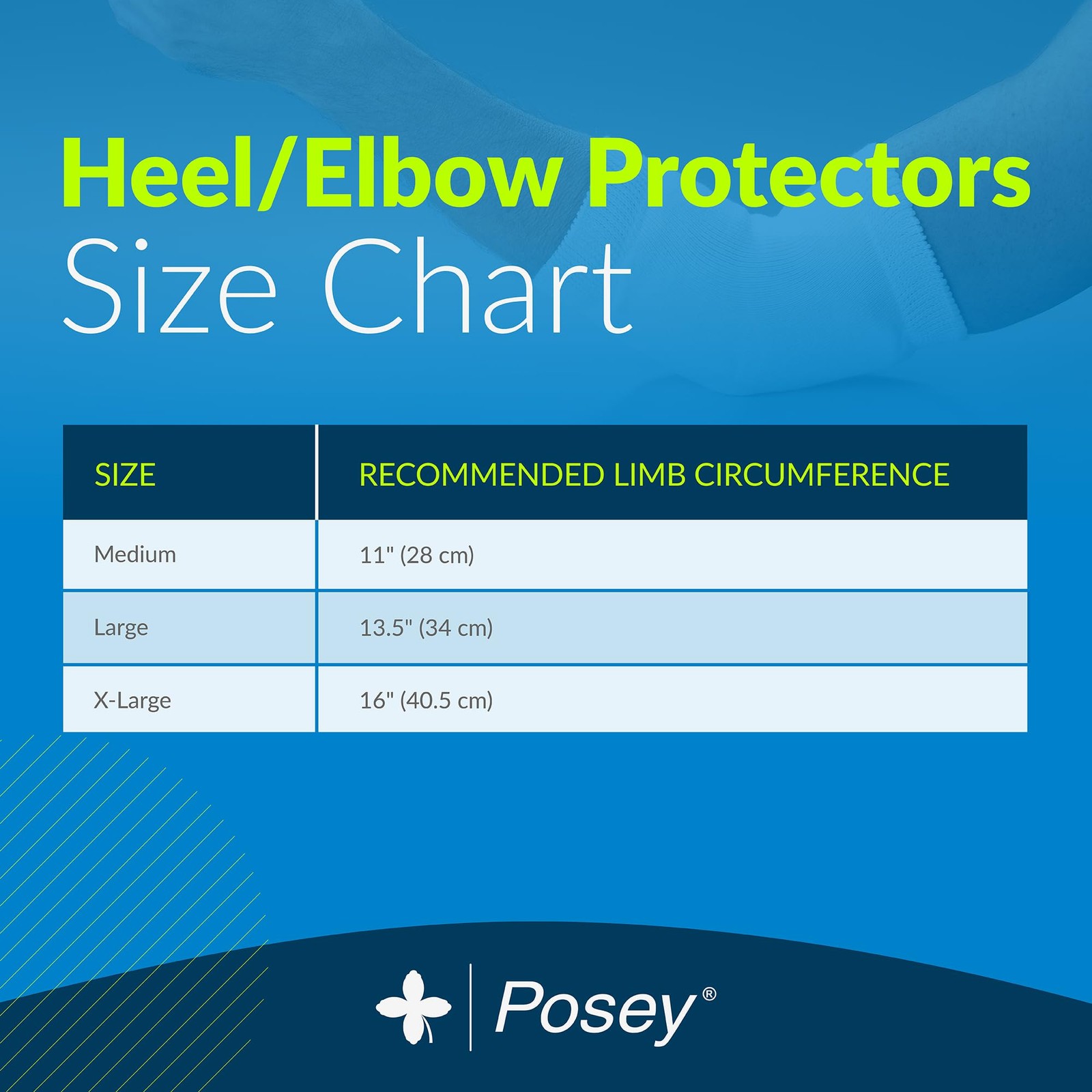 TIDI 6224L Heel and Elbow Protectors with Foam Pads ― Large ― White ― One Pai…