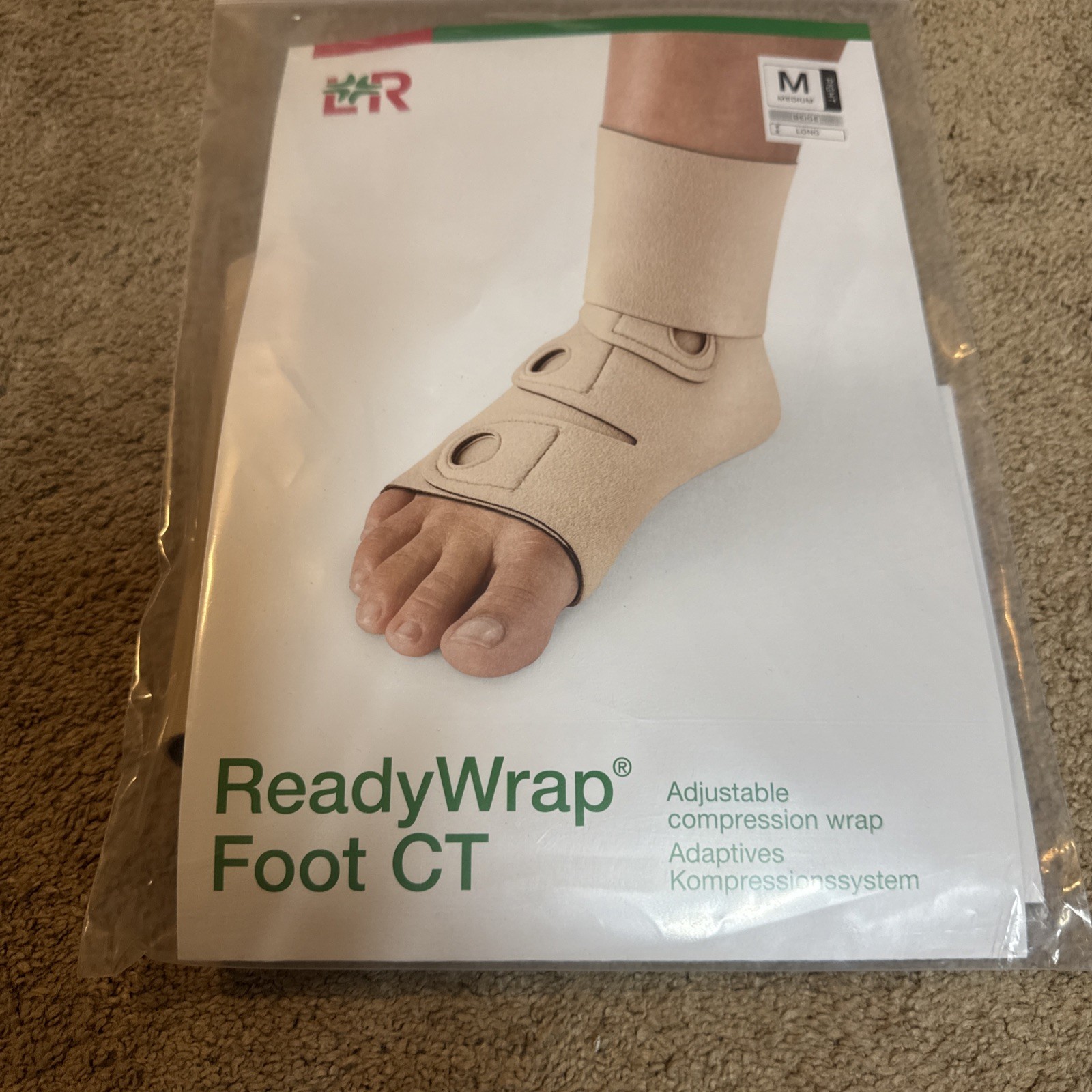 L&R ReadyWrap® Foot CT Beige Medium Long