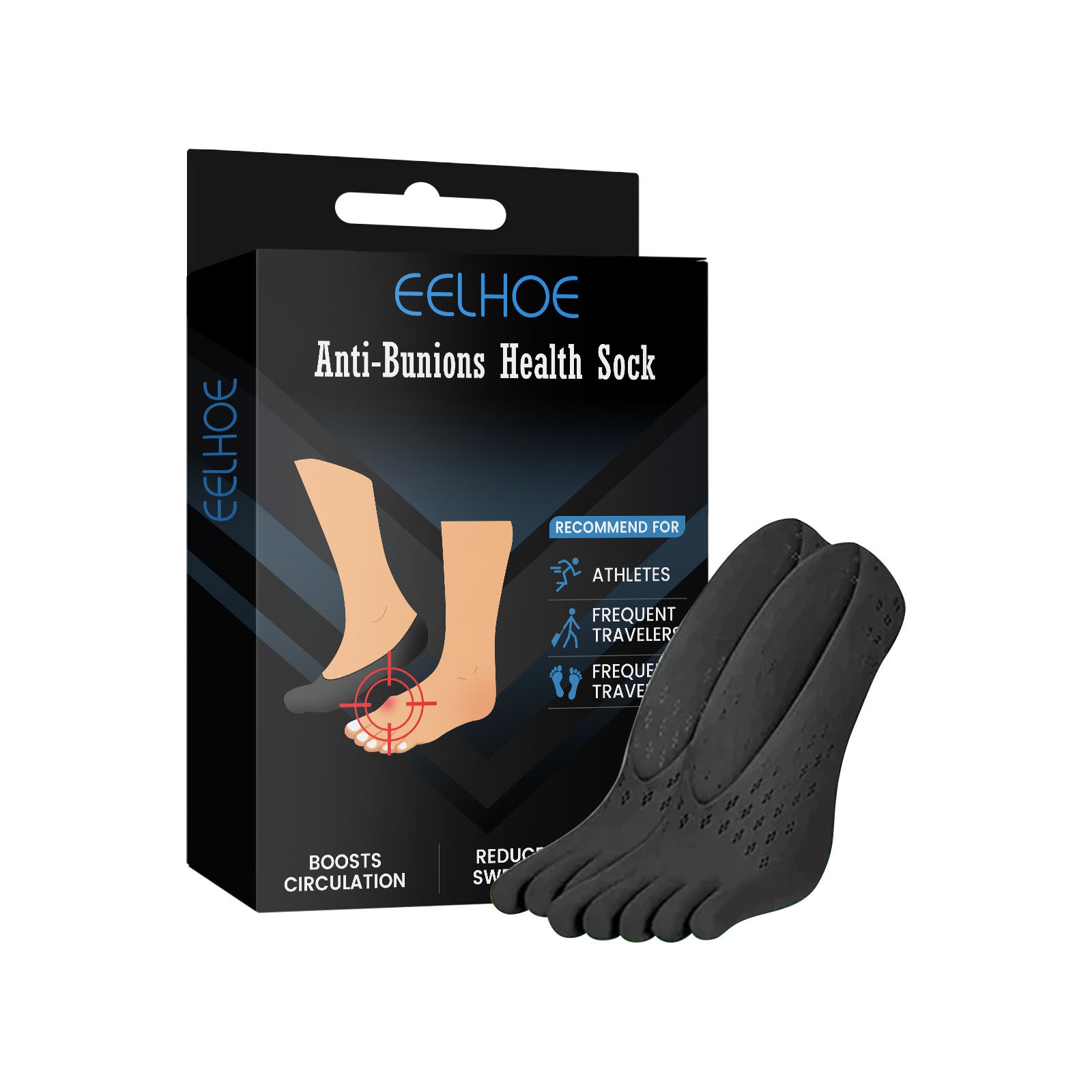 Heel Support & Warm Foot Care Socks Compression Thermal Socks for Comfort