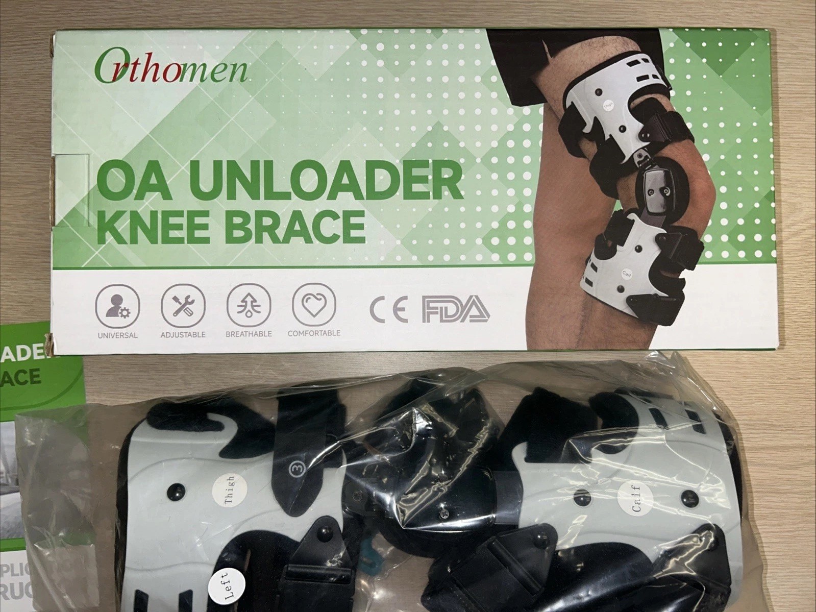OA Unloader Knee Brace,for Arthritis Pain Medial Knee Pain and Support. *LEFT*