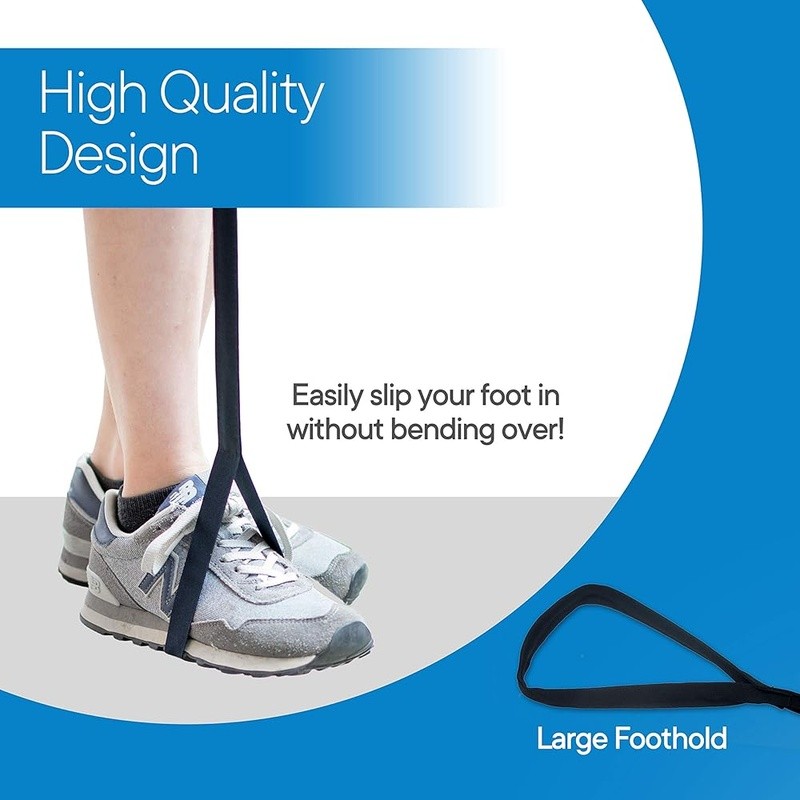 Long Leg Lifter Straps Mobility Aid Wheelchair Bed Transfers Durable Grip Loops