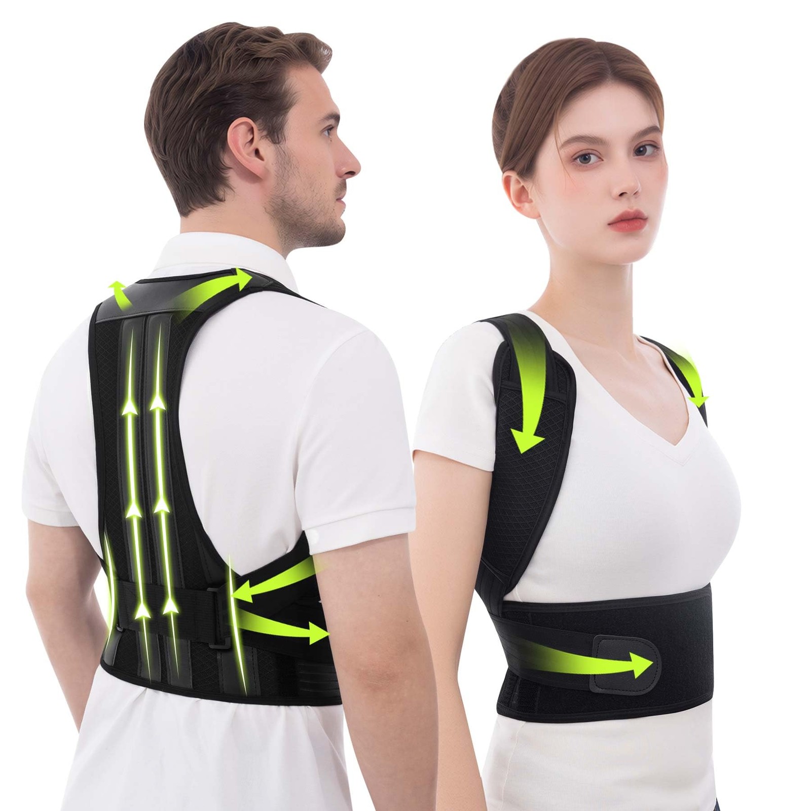Posture Corrector for and Men Back Brace Straightener Instant Scoliosis Shoul…