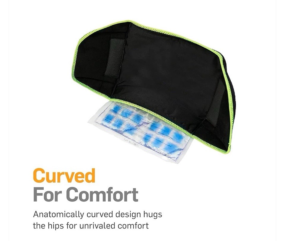 Hot or Cold Hip and Lower Back Pain Relief Wrap for Lumbar Backache, Herniate…