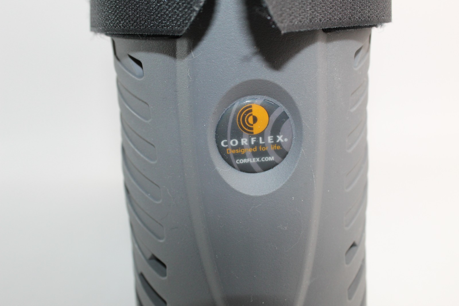 Corflex Walking Boot with Air Pump Adjustable Support, Black, Size Medium