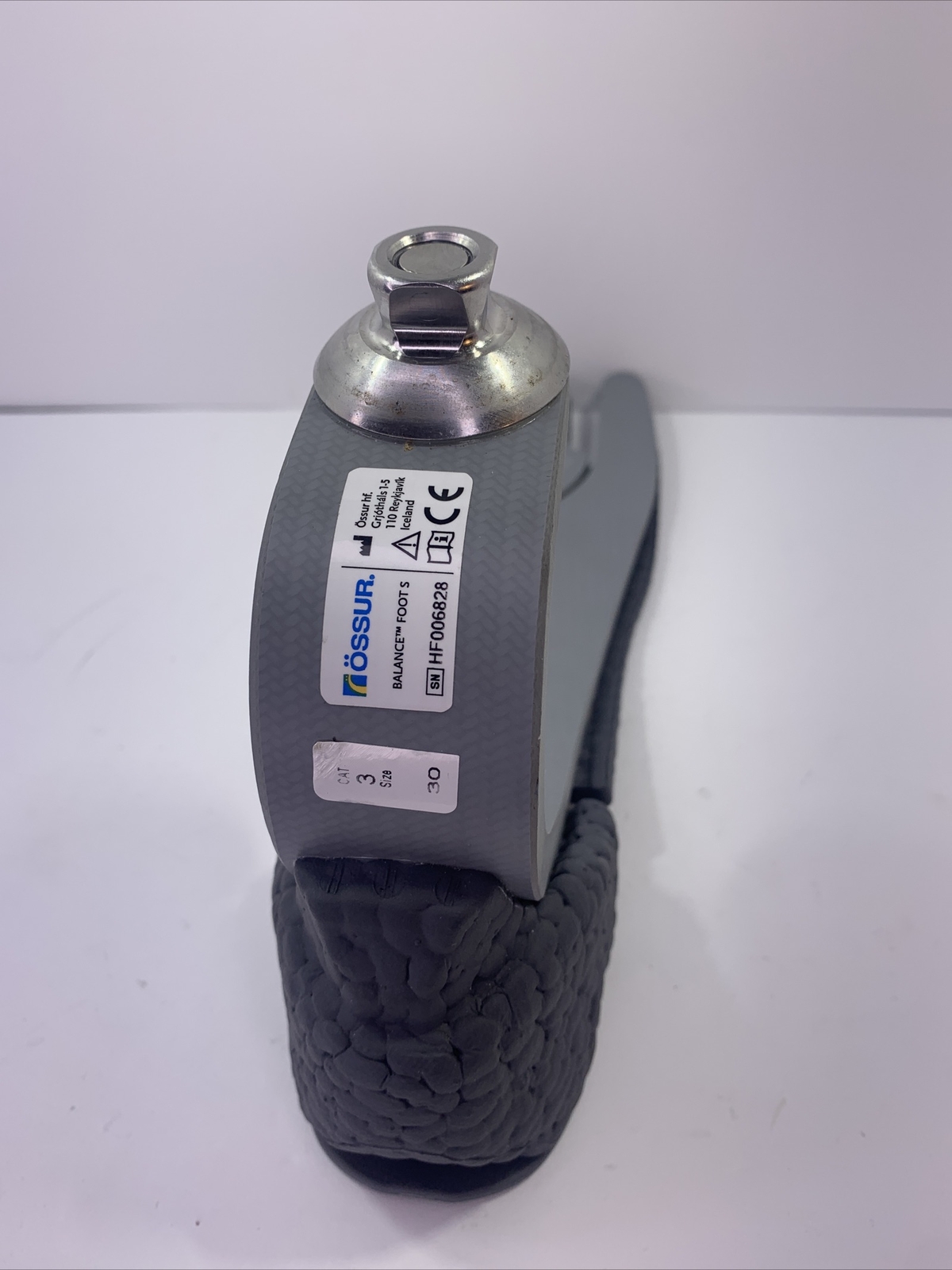 Left ossur balance S prosthetic foot. size 30. category 3. Prosthetic Foot
