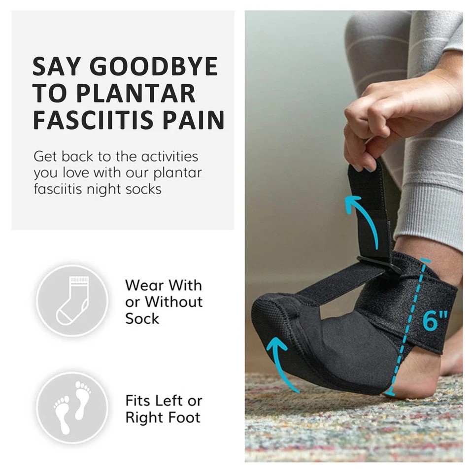 Plantar Fasciitis Sock For Strassburg Night Splint Achilles Heel Pain Adjustable