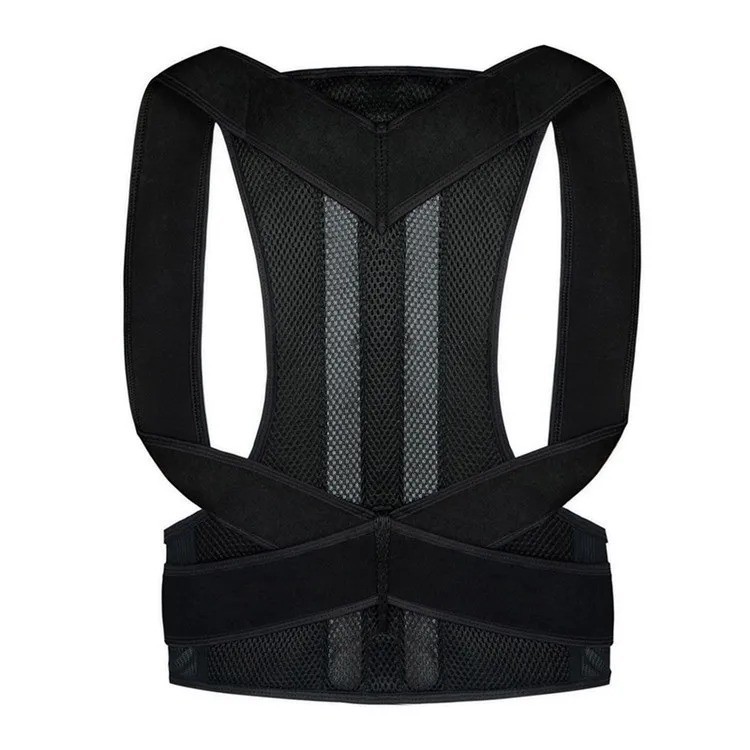 Adjustable Posture Corrector Low Back Support Shoulder Brace Belt for Men Women