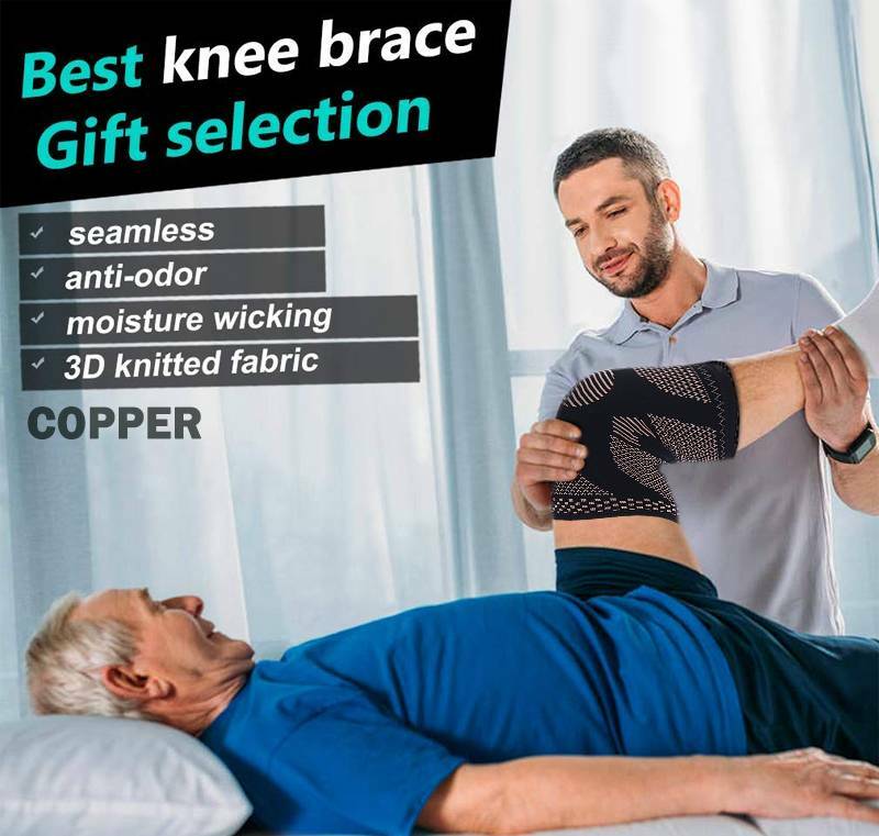 Knee Support Copper Patella Stabilizer Strap Tendon Brace Joint Pain Relief