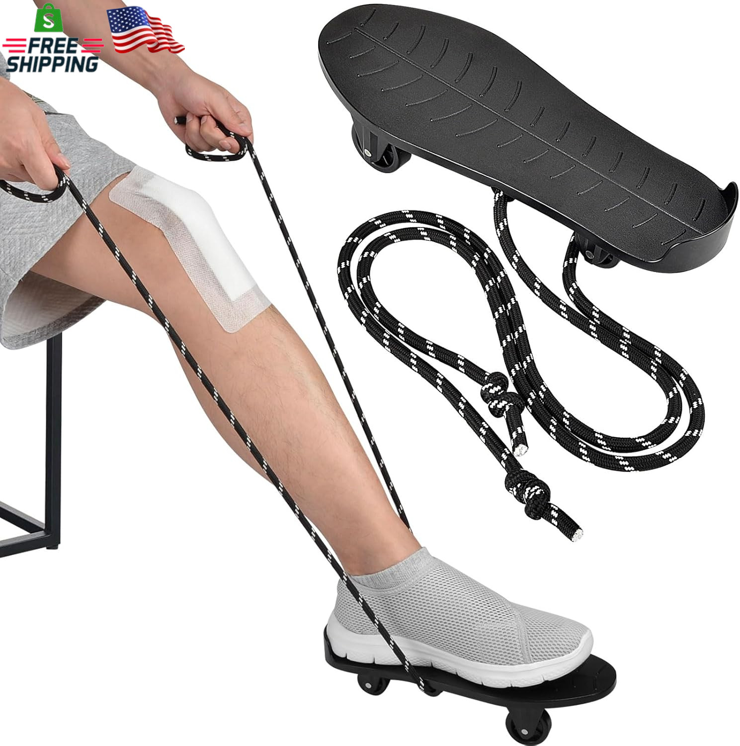 Knee Glide for Knee Replacement Recovery Aids Kit Knee Therapy Exercise Strength