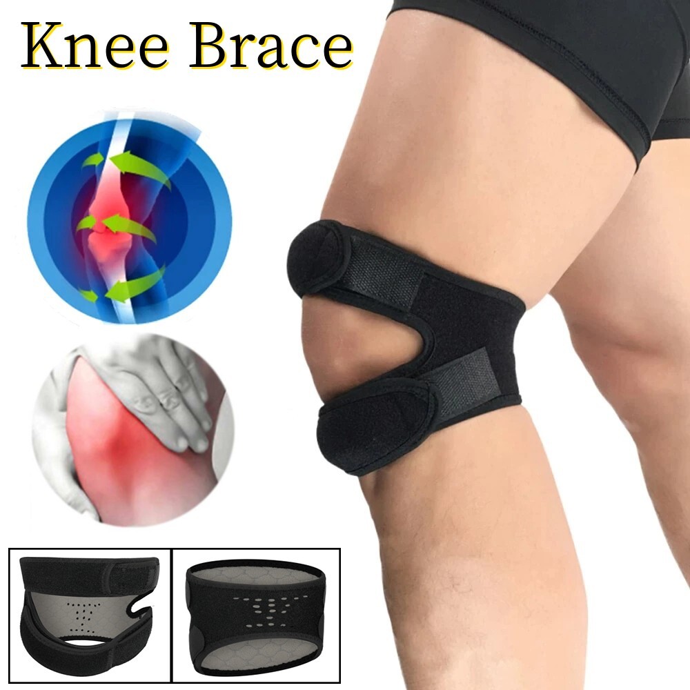 Knee Brace Support Patella Strap Stabilizer Sports Arthritis Pain Relief Running