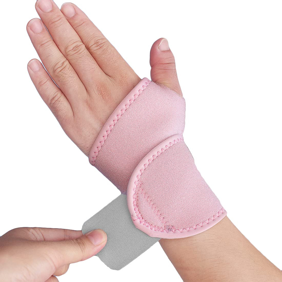 2 Pack Wrist Support Brace Adjustable Compression Wrap for Sports Arthritis CTS