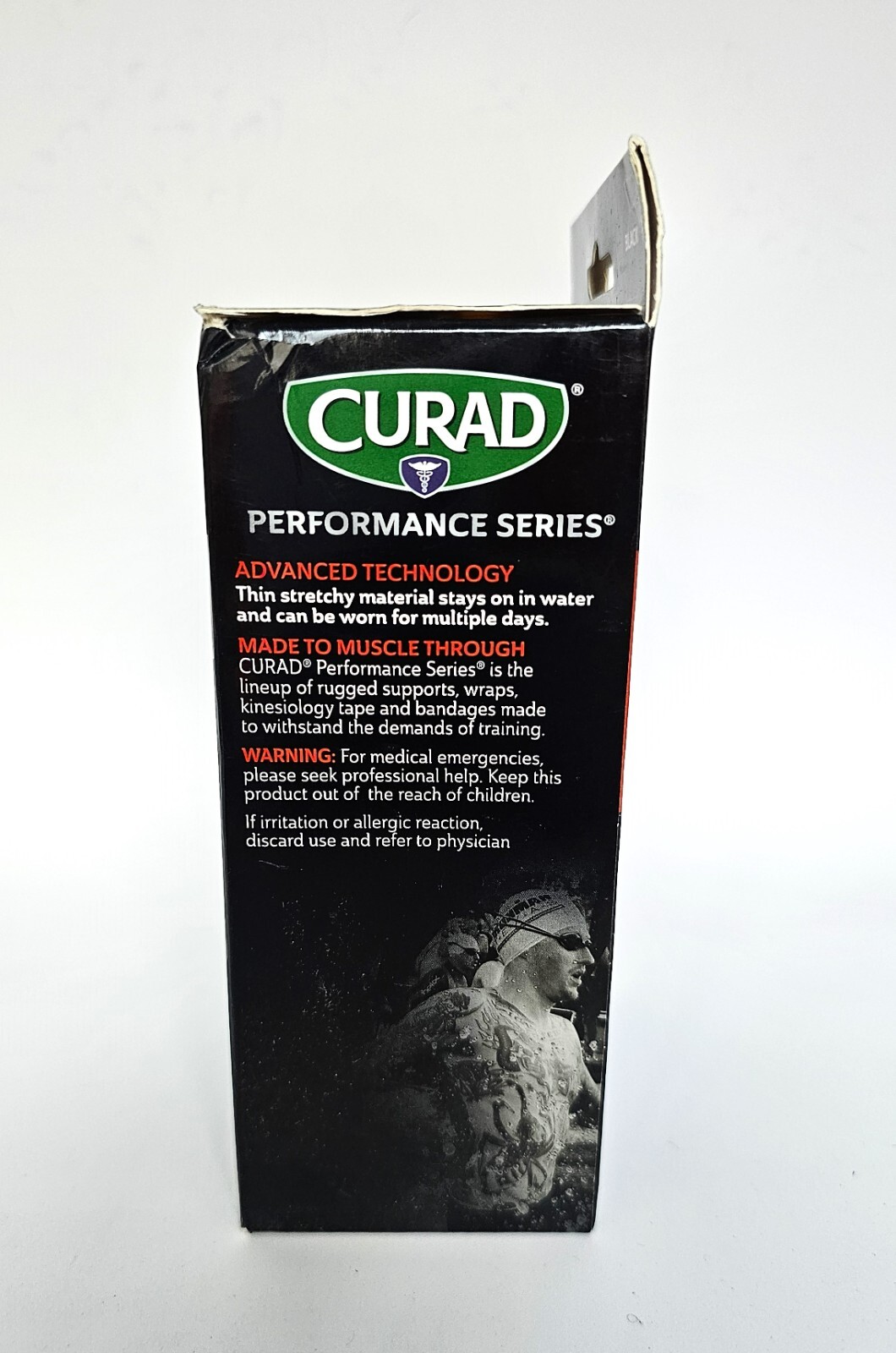 Curad Performance Series Ironman Far Infrared Kinesiology Tape, 12 strips (2×10)