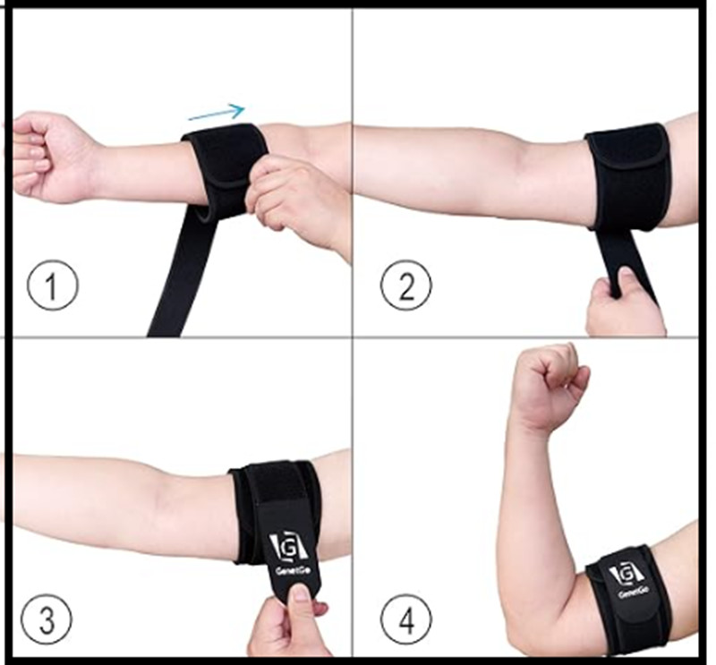 Bicep & Tricep Tendonitis Brace Compression Sleeve – Pain Relief for Bicep and T