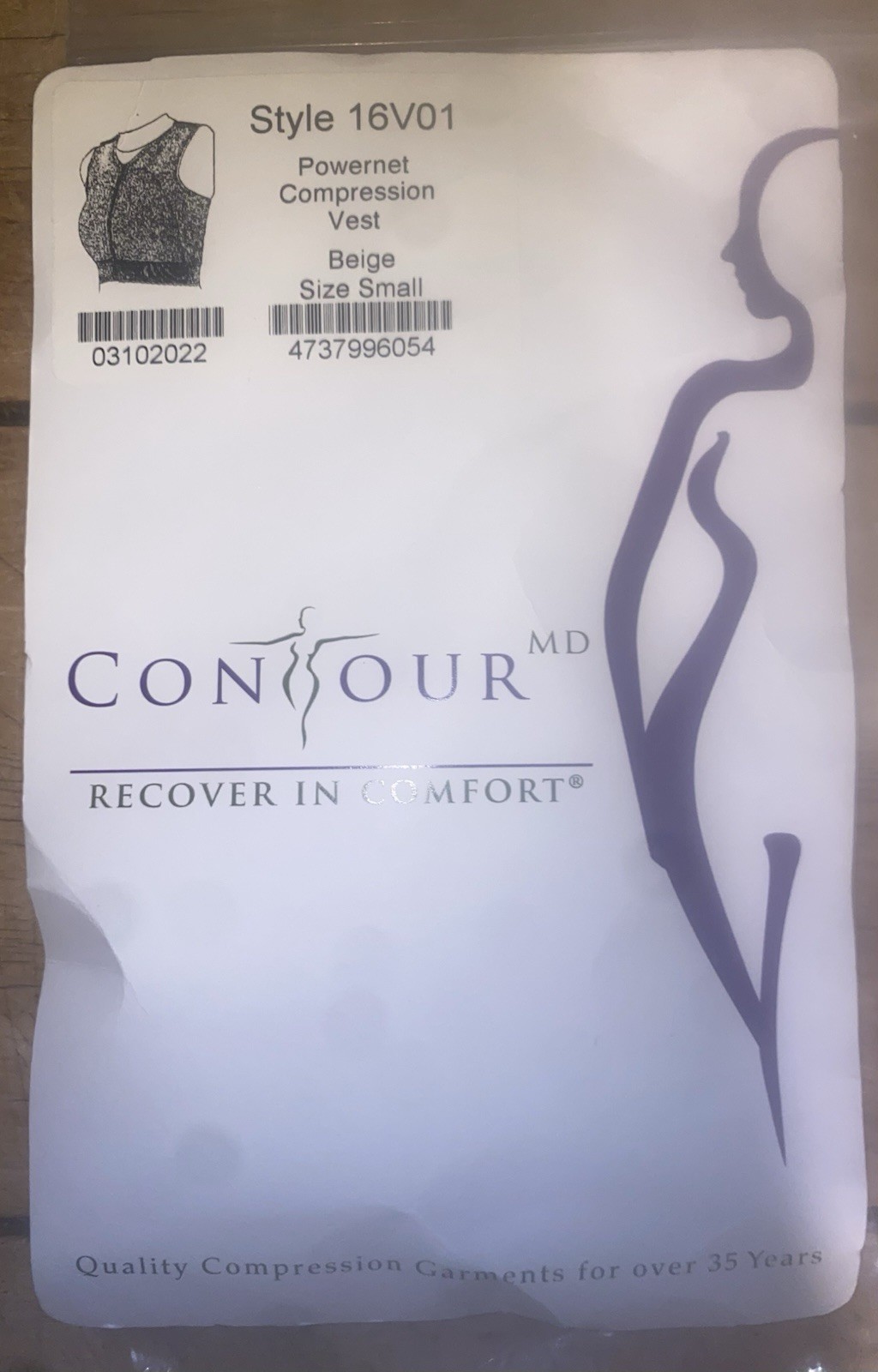 Small Post Surgical Vest Compression Recovery Operate Augmentation Surgery Cover