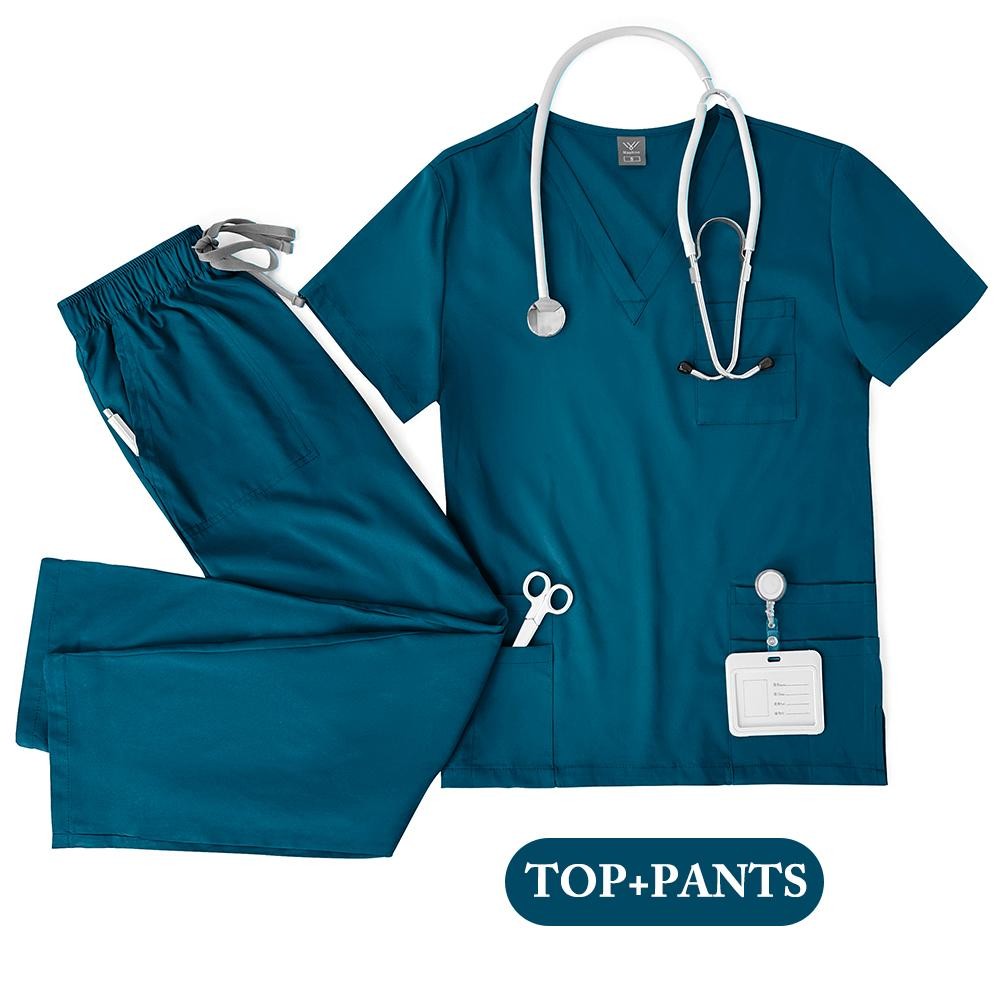Unisex Medical Scrubs Set for Men & Women – Nurse, Doctor, Lab Wear