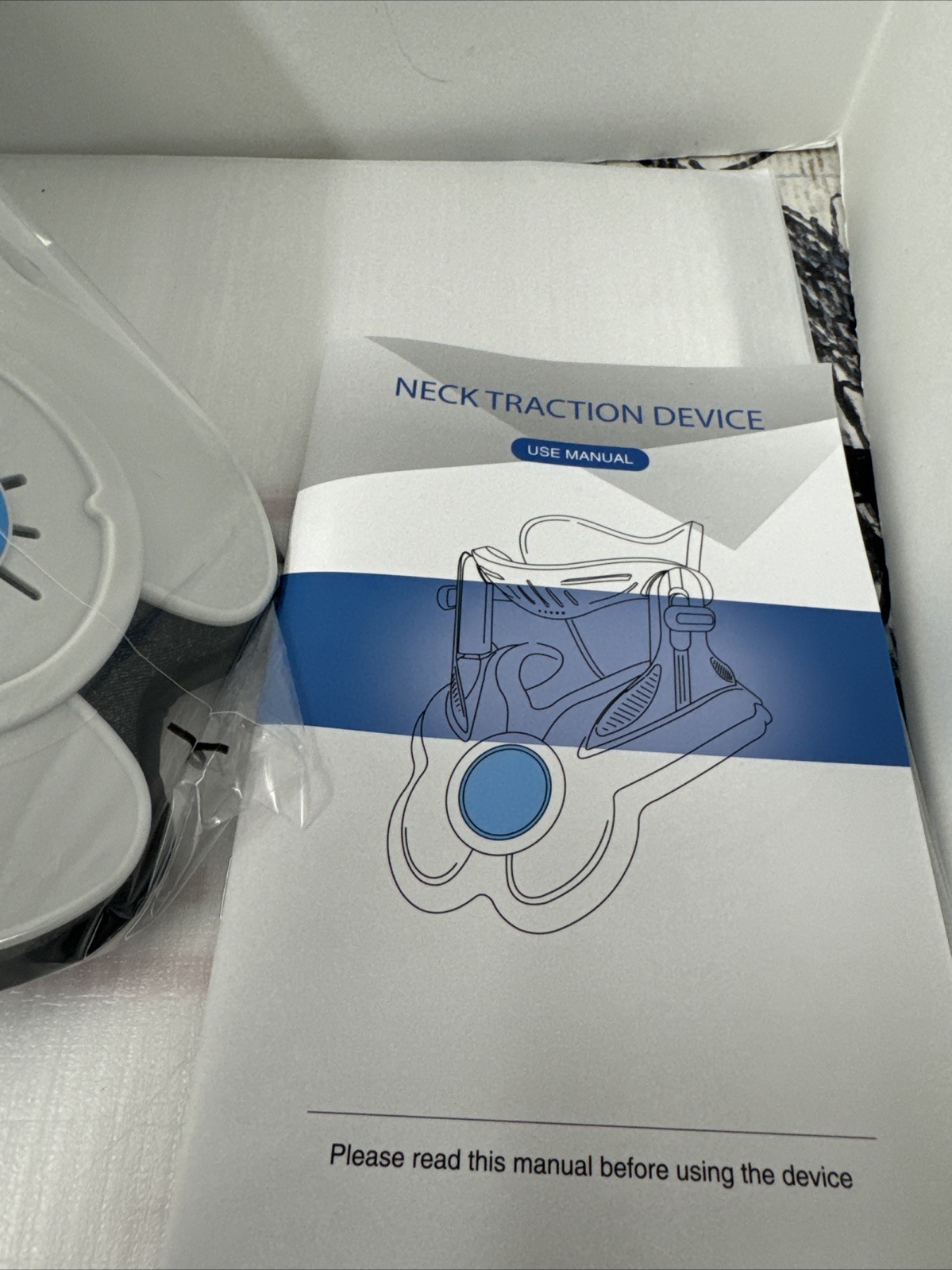 Cervical Traction Device with Air Collar – Inflatable Neck Stretcher for Pain