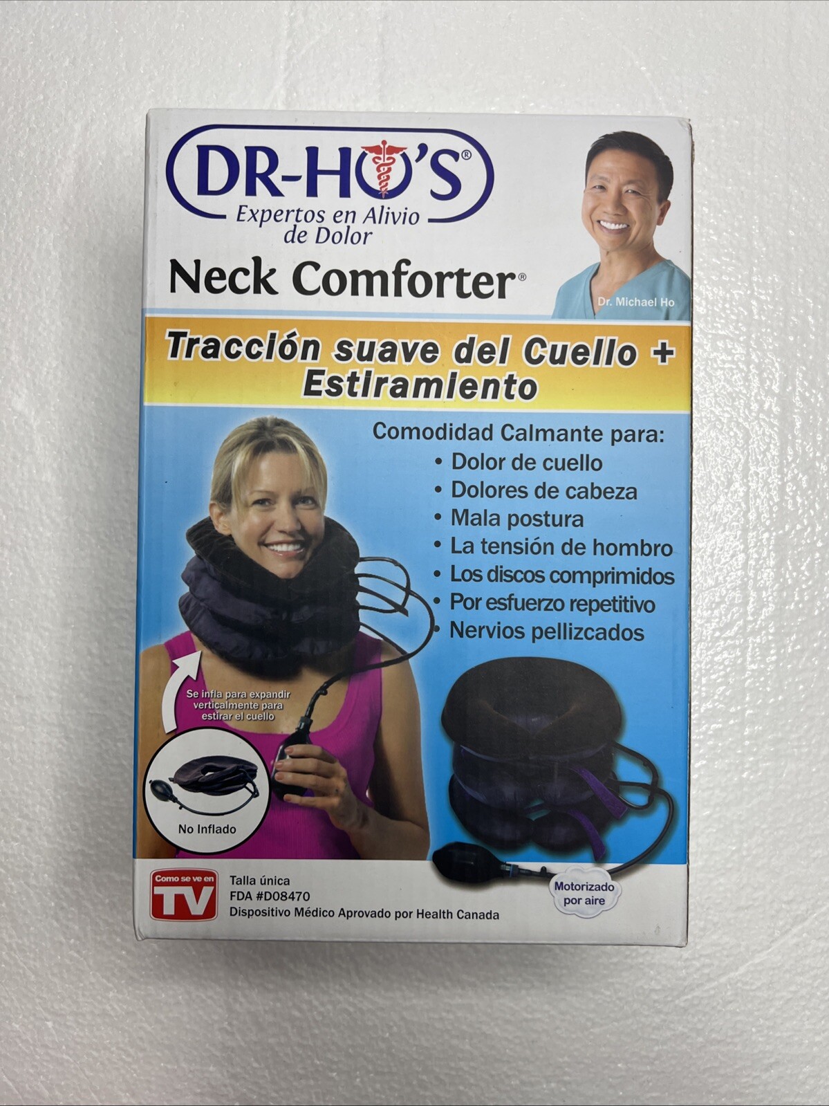 DR-HO’S Pain Relief Experts Neck Comforter Neck Traction Stretch BRAND NEW
