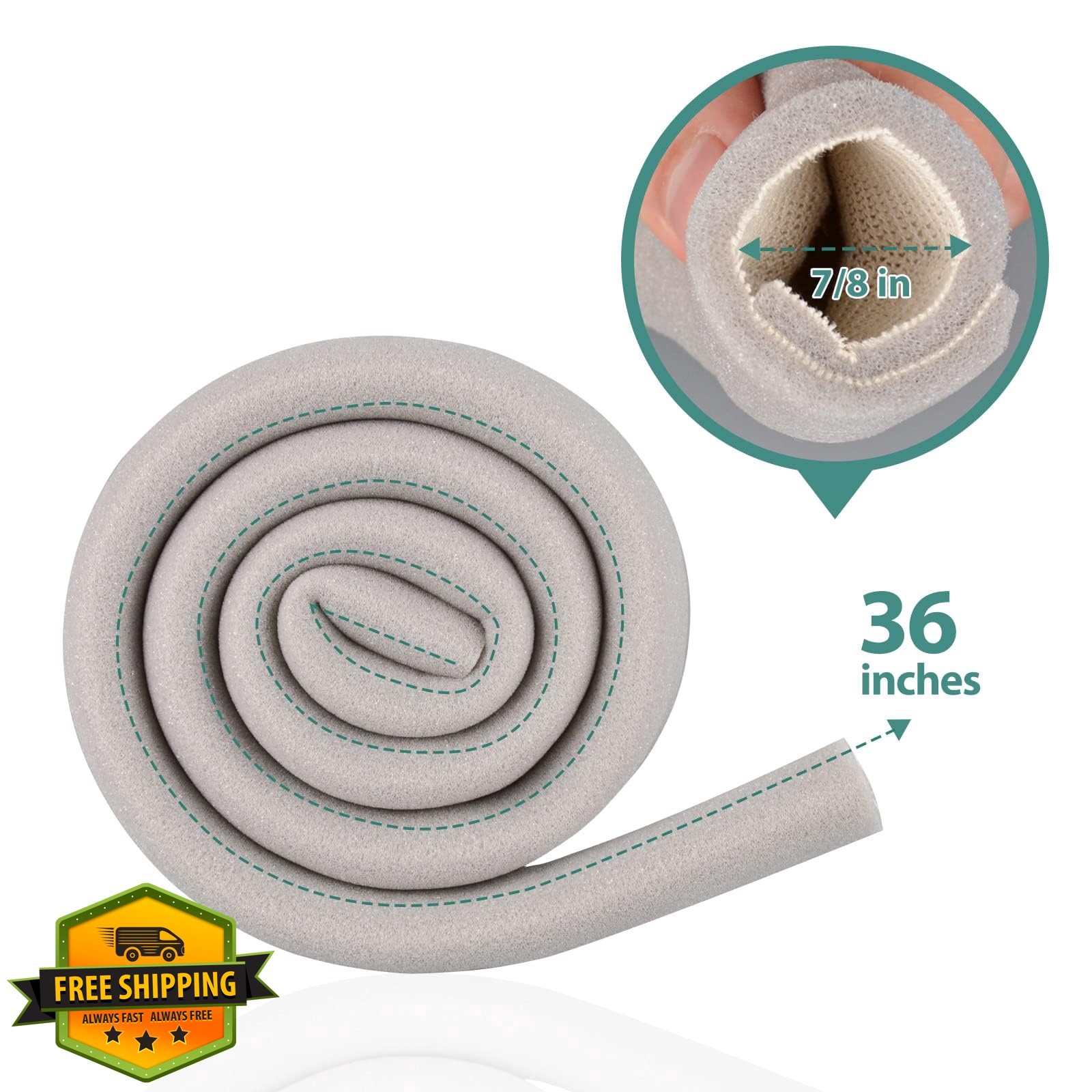 Ultrassist Toe Sleeve Medium 7/8″ Inner Diameter Grey